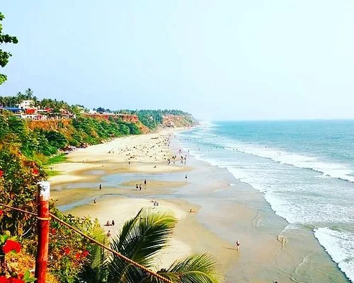Varkala Cliff : A must place visit tourist spot who loves beaches